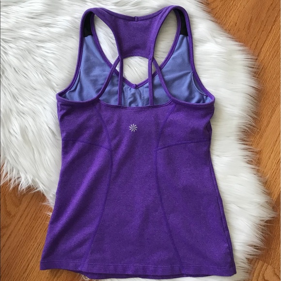 ATHLETA HEATHER PURPLE ACTIVE TANK TOP - Picture 2 of 5